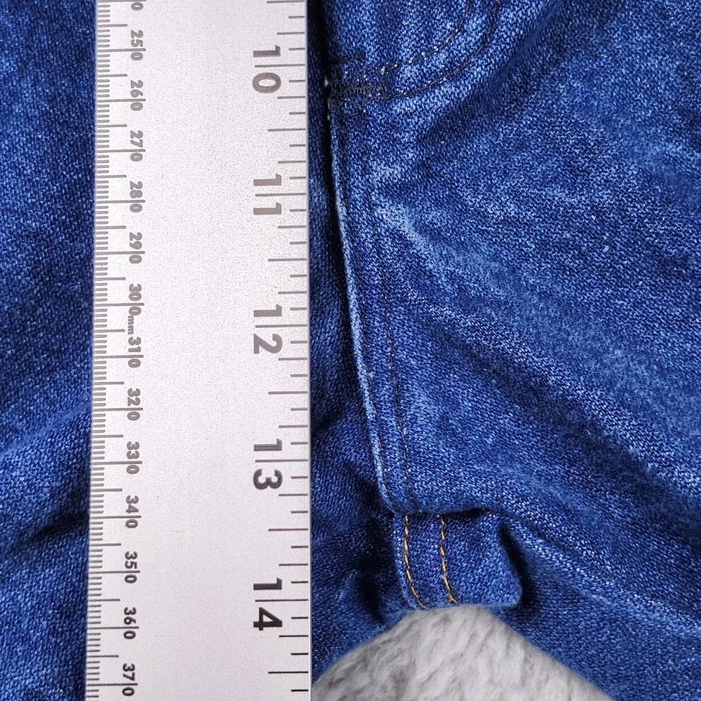 Wrangler 13MWZ Cowboy Cut Jeans Mens 40x36 Blue Denim High Rise Straight Leg